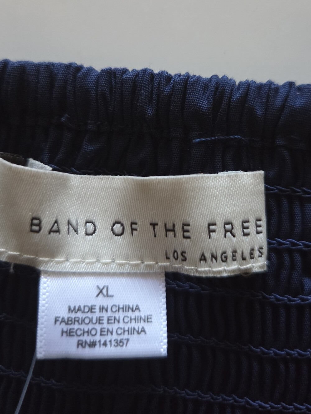 Band Of The Free Strapless Navy XL NWT Midi Dress - Picture 5 of 15